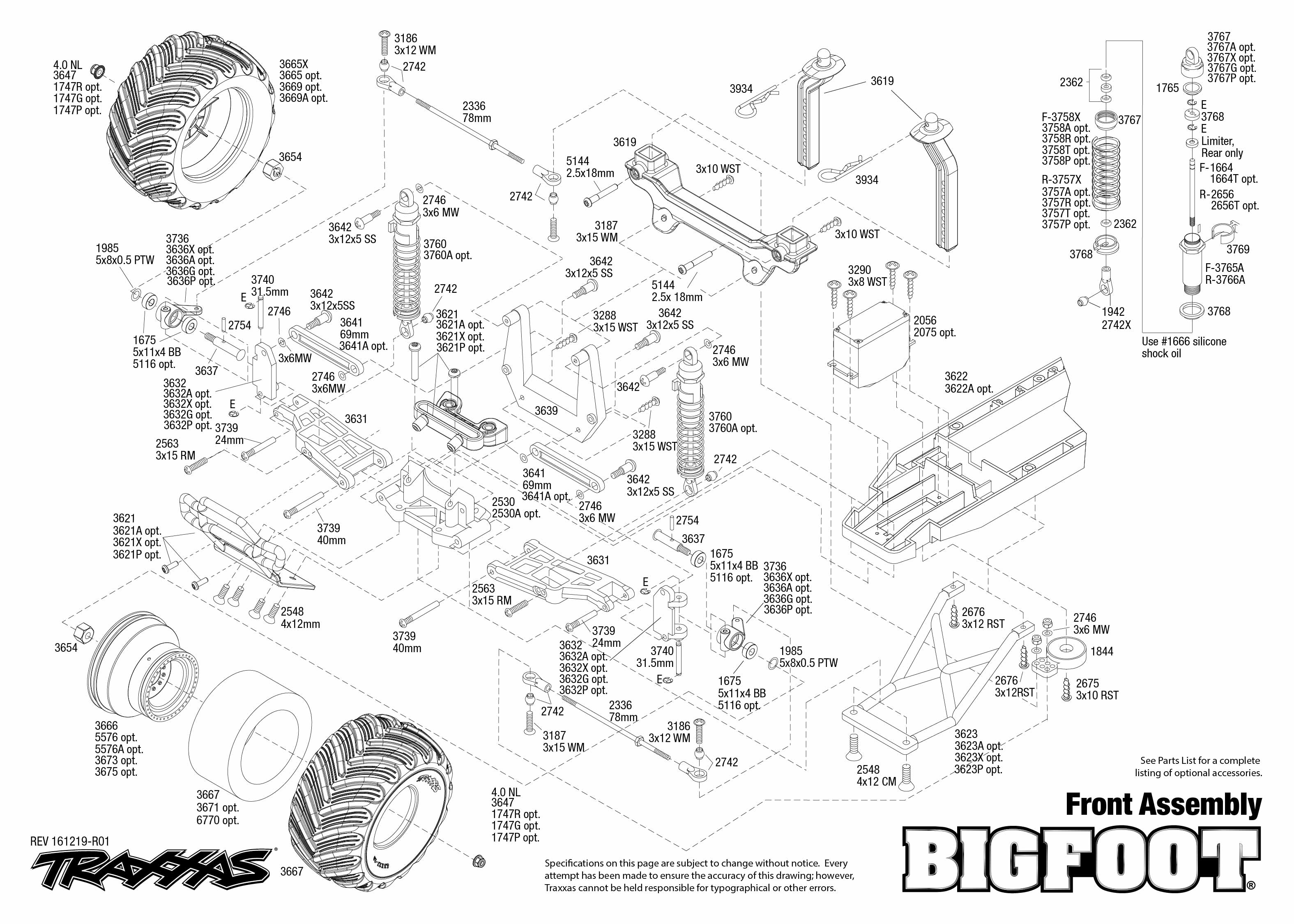 BIGFOOT Classic 1/10 Scale RTR Monster Truck; Blue (TRA360341