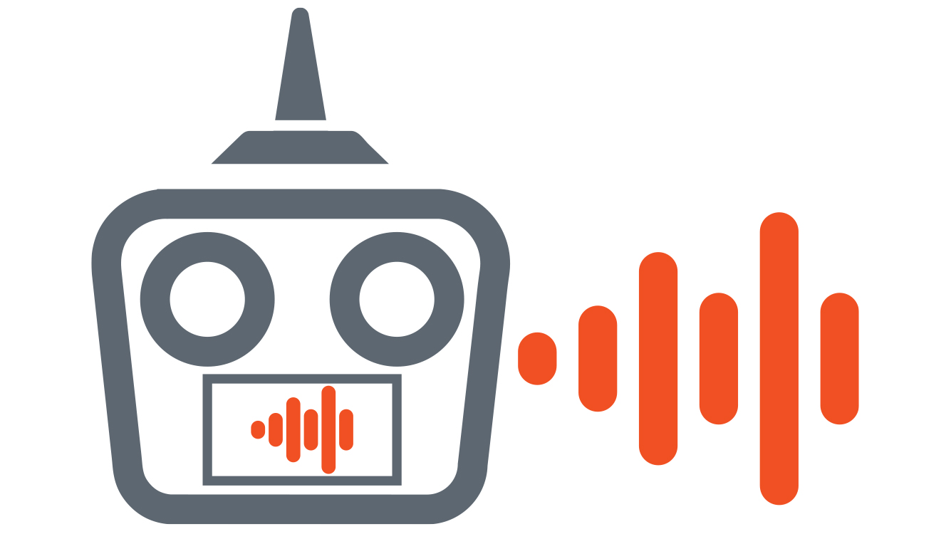 A vector drawing representing voice alerts.