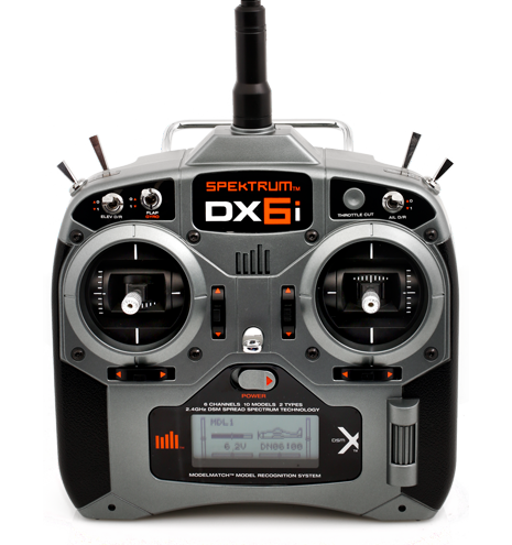 DX6i DSMX 6-Channel Transmitter Only Mode 2 (SPMR6610): Spektrum - The