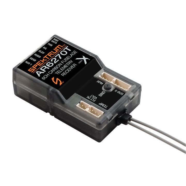 Spektrum AR6270T 6-Channel Carbon Fuse Integrated Telemetry