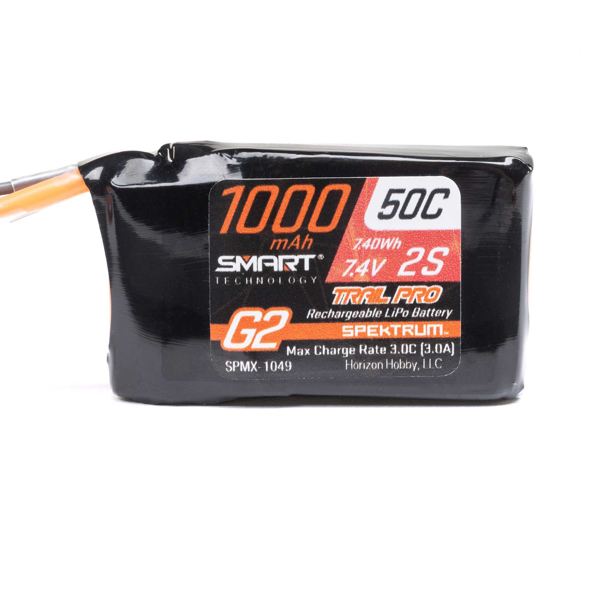 Spektrum Smart G2 LiPo Akku 7.4V 5000mAh 2S 50C - Mit IC3 Stecker Für RC Modellbau