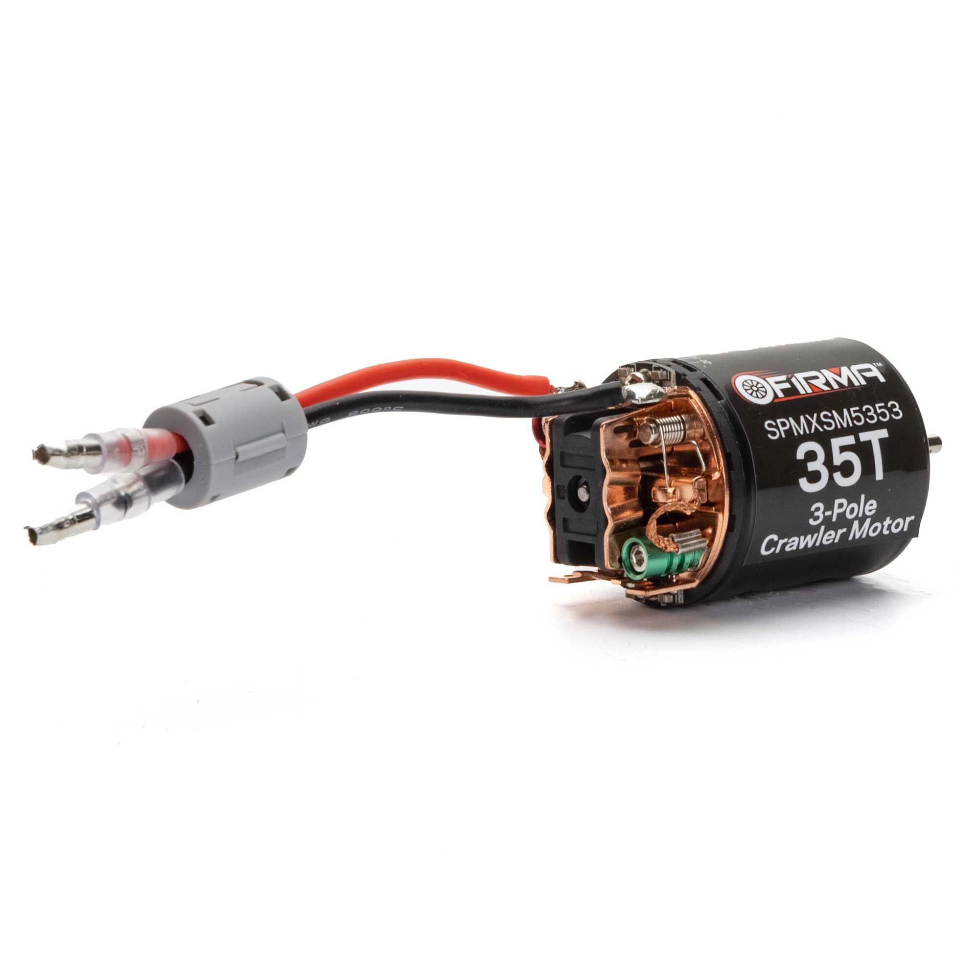 フェンスカー モーター 168000 RPM 10セット Firma 35T Rebuildable 3-Pole Brushed Crawler Motor | Spektrum