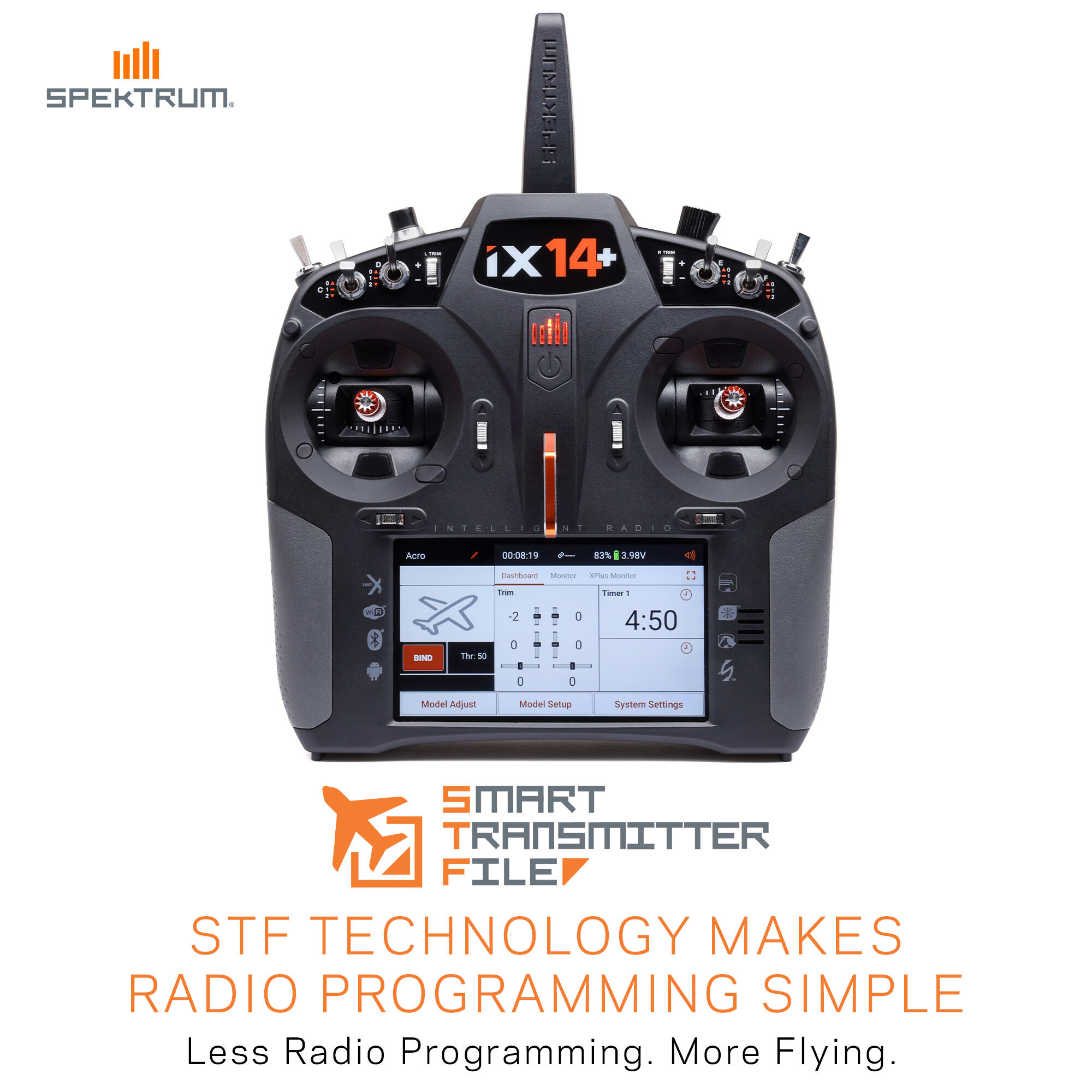 iX14+ 20-Channel DSMX Transmitter Only | Spektrum