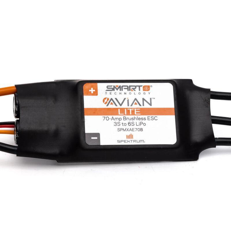 Avian 70-Amp Smart Lite Brushless ESC, 3S-6S: IC3