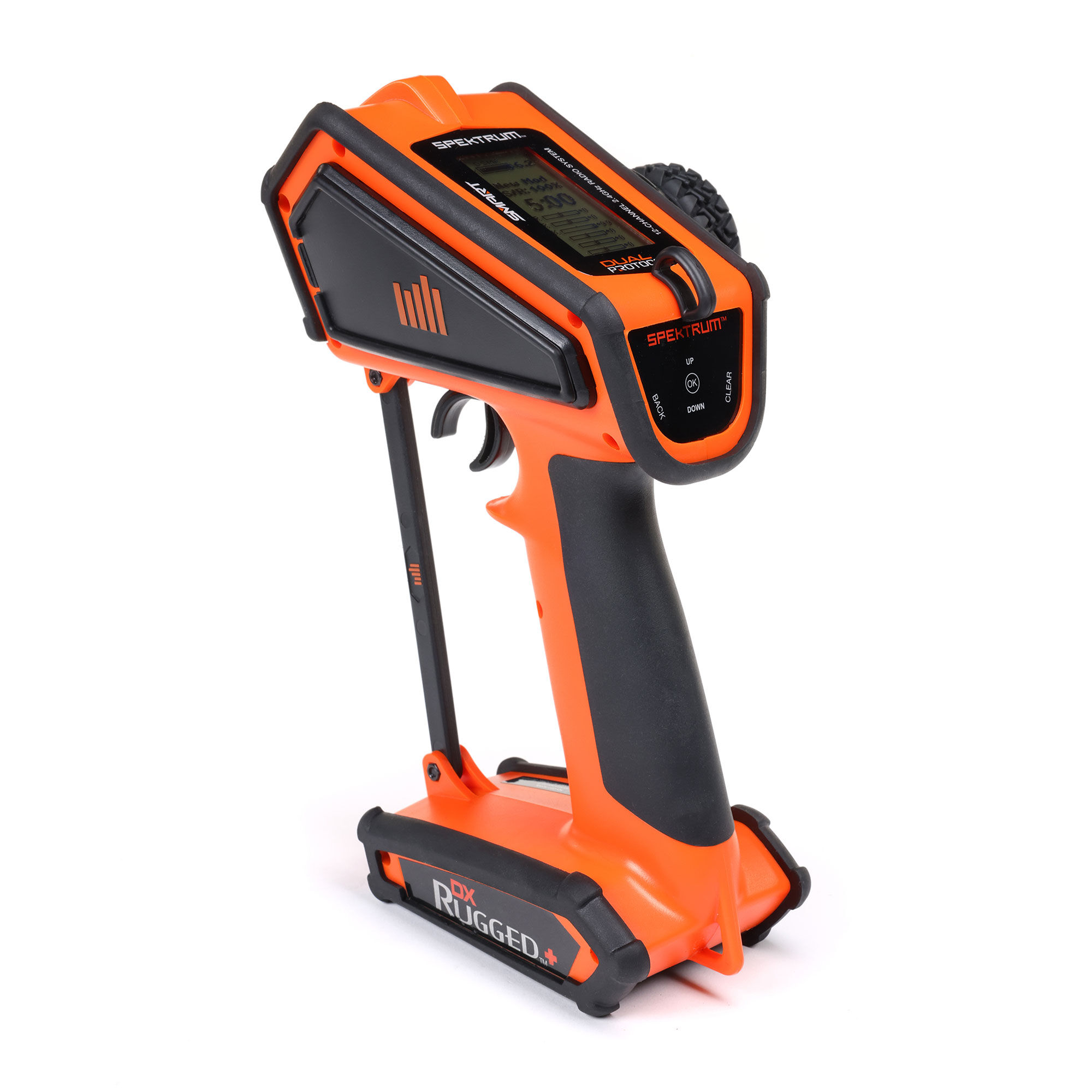 Spektrum DX Rugged+ 12-Channel DSMR+ Transmitter, Orange | Spektrum