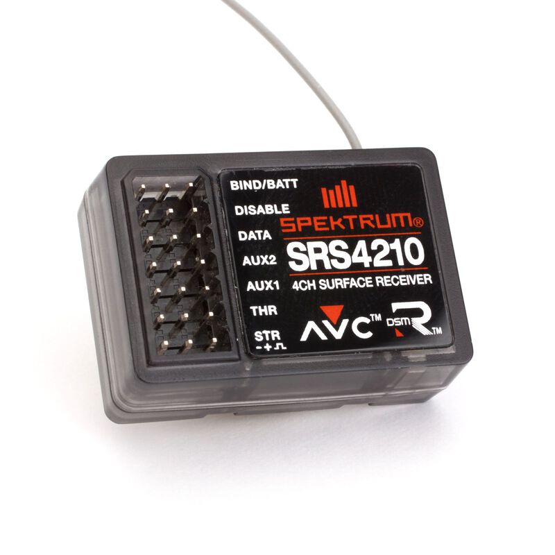 DX4S 4-Channel DSMR AVC Transmitter with SR410  SRS4210  Spektrum