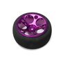 Spektrum Aluminum Wide Wheel, Circle, Purple