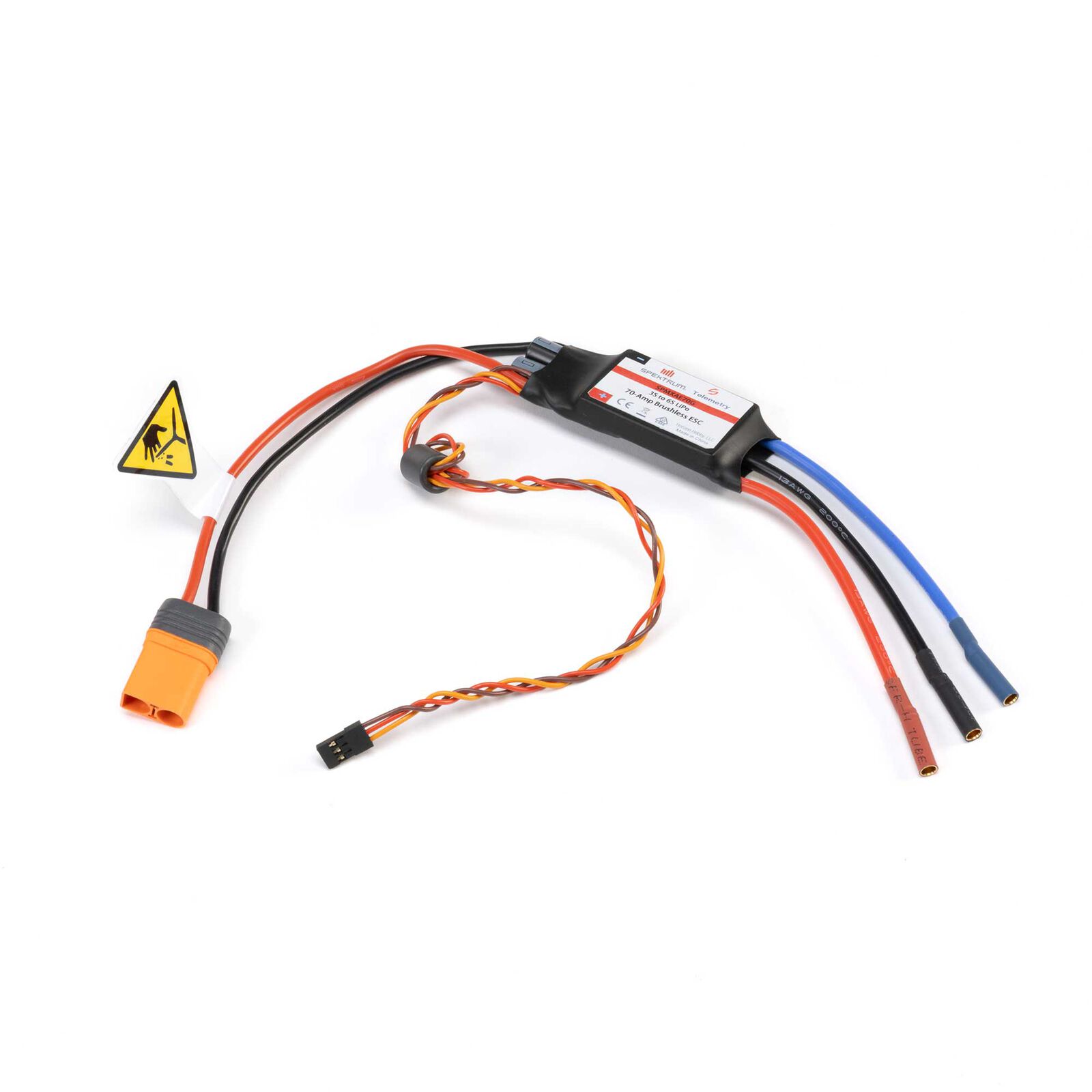 70-Amp Telemetry Capable Brushless ESC, 3S-6S: IC5 Version G