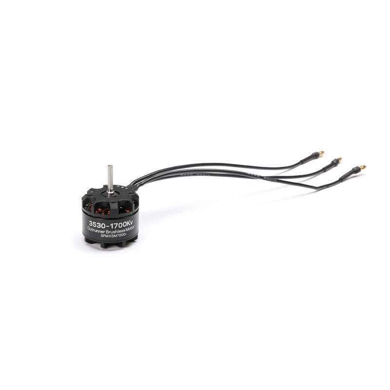 Firma 3530-1700Kv 12-Pole Outrunner Brushless Motor, 3.175mm