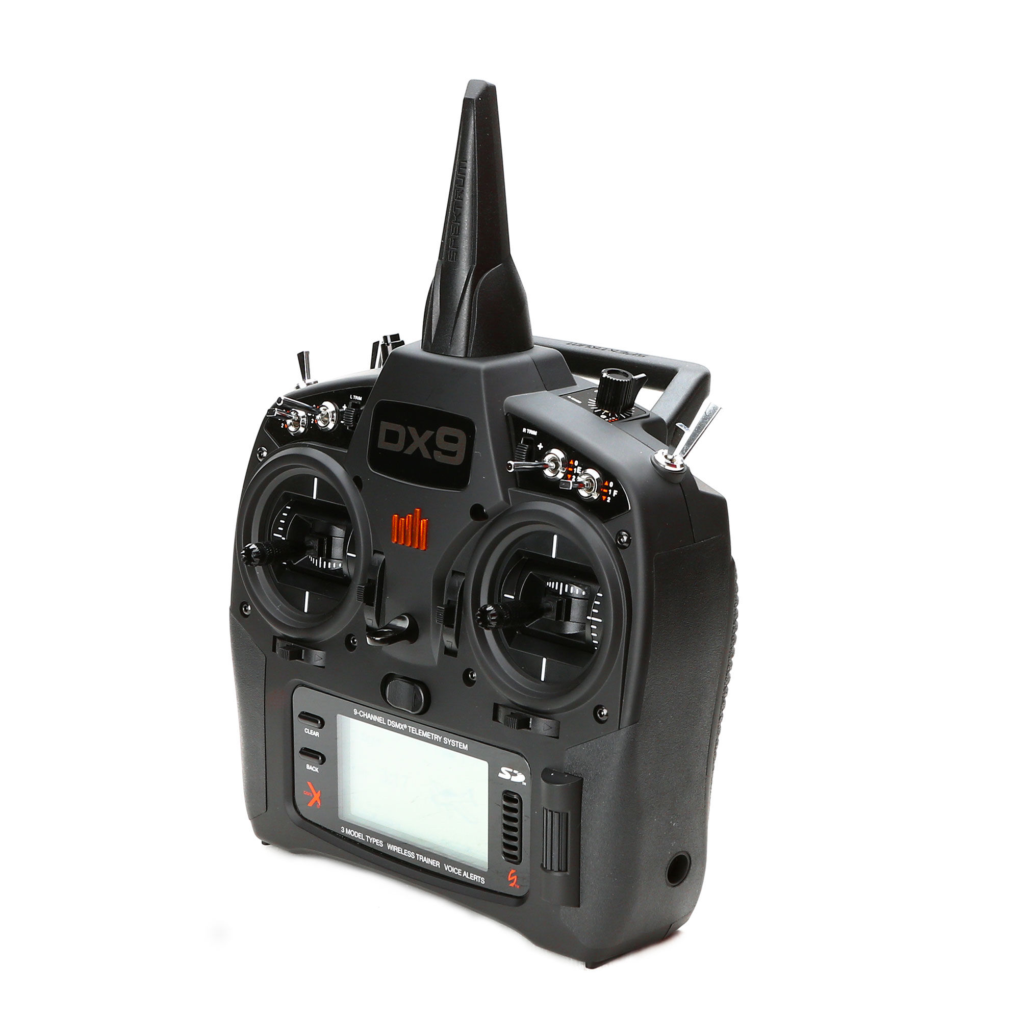 DX9 Black 9-Channel DSMX Transmitter Only | Spektrum