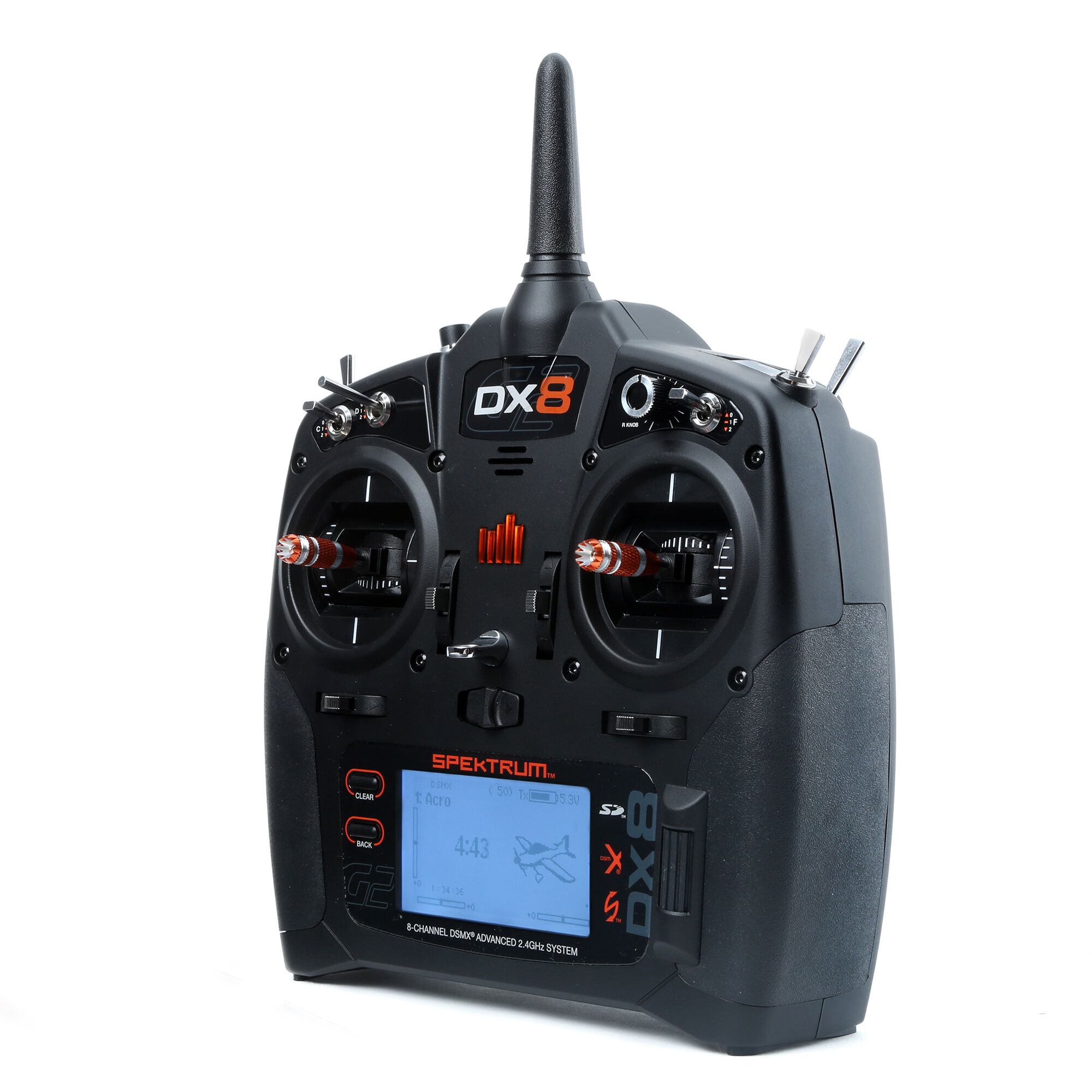 Spektrum DX8 8-Channel DSMX Transmitter Gen 2 with AR8010T | Spektrum