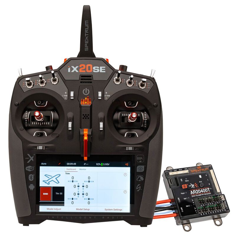 iX20SE 20-Channel DSMX Transmitter Combo with AR20400T PowerSafe Receiver