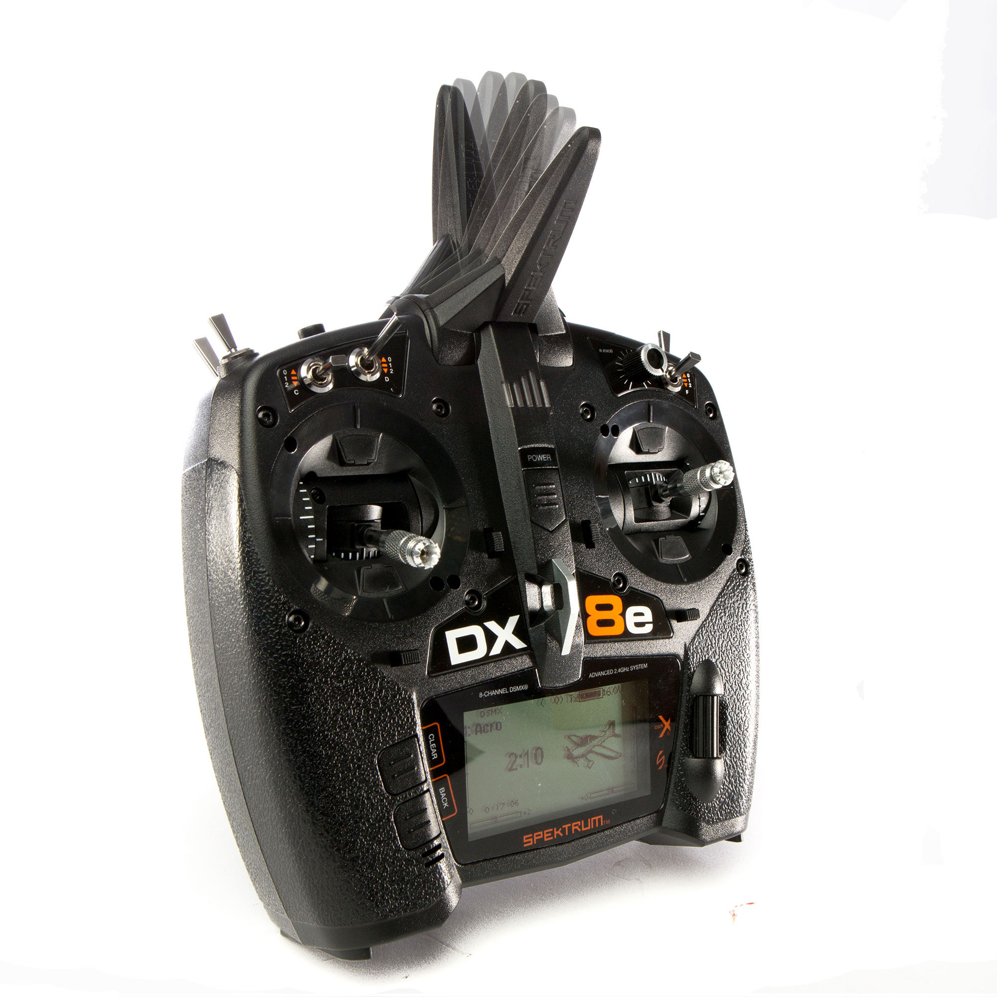 Spektrum DX8e 8-Channel DSMX Transmitter Only | Spektrum