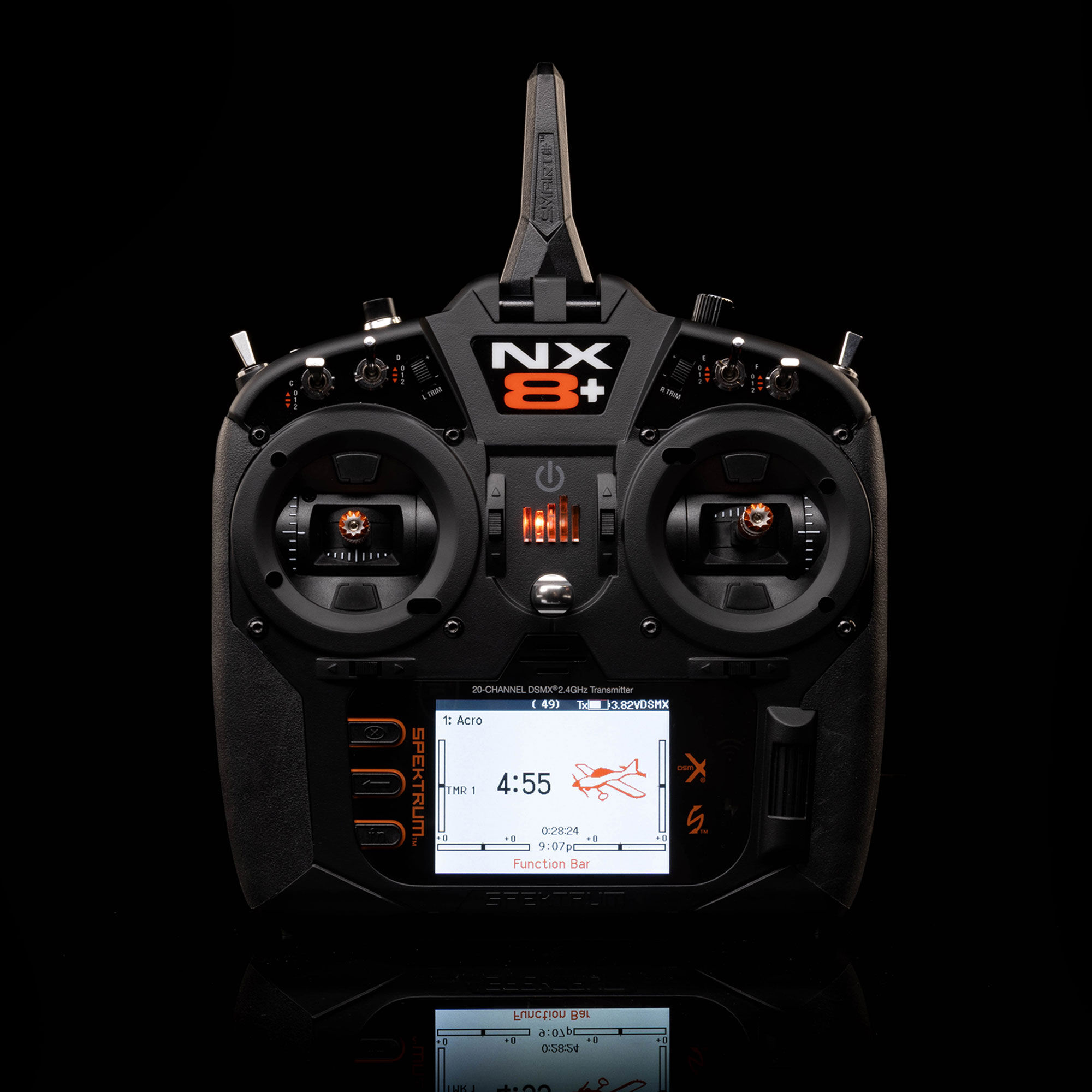 Spektrum NX8+ 20-Channel DSMX Transmitter Only | Spektrum