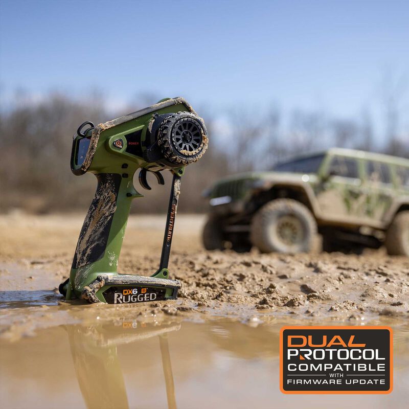 DX6 Rugged 6-Channel DSMR Transmitter Only, Green