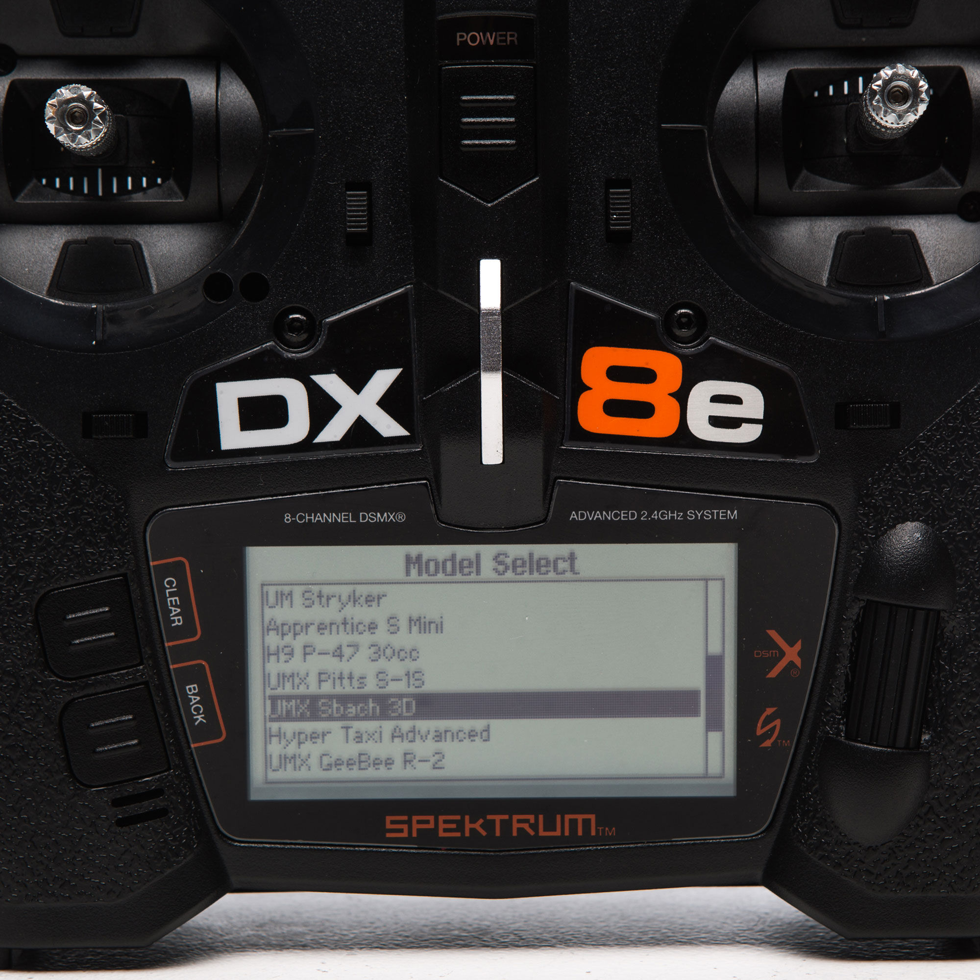 Spektrum DX8e 8-Channel DSMX Transmitter Only | Spektrum Spektrum DX8e 8-Channel DSMX Transmitter Only | Spektrum