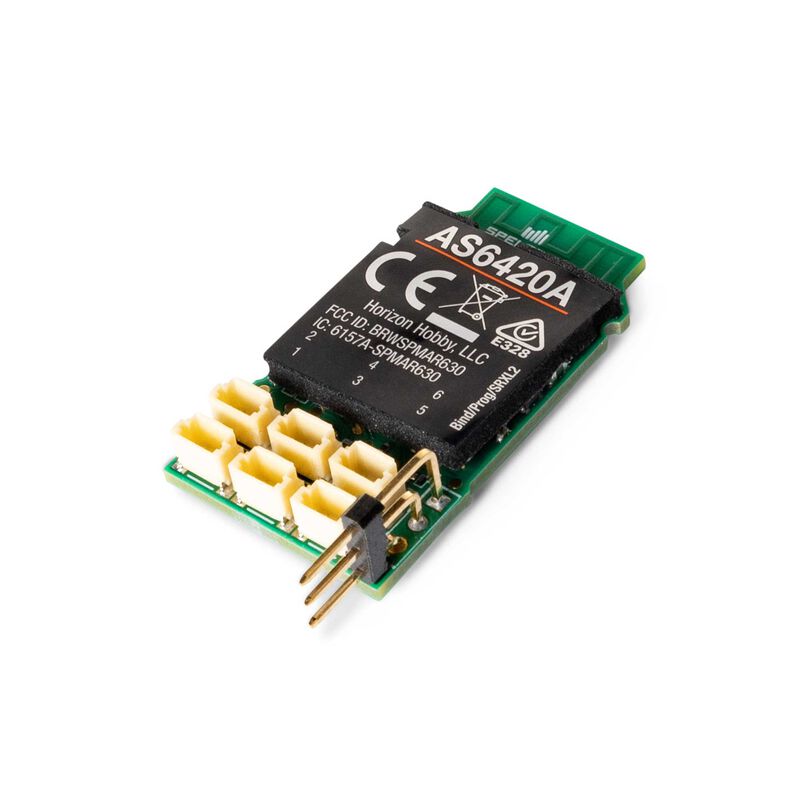 Spektrum DSMX/SLT 6-Channel Receiver AS3X/SAFE: Micro P-47