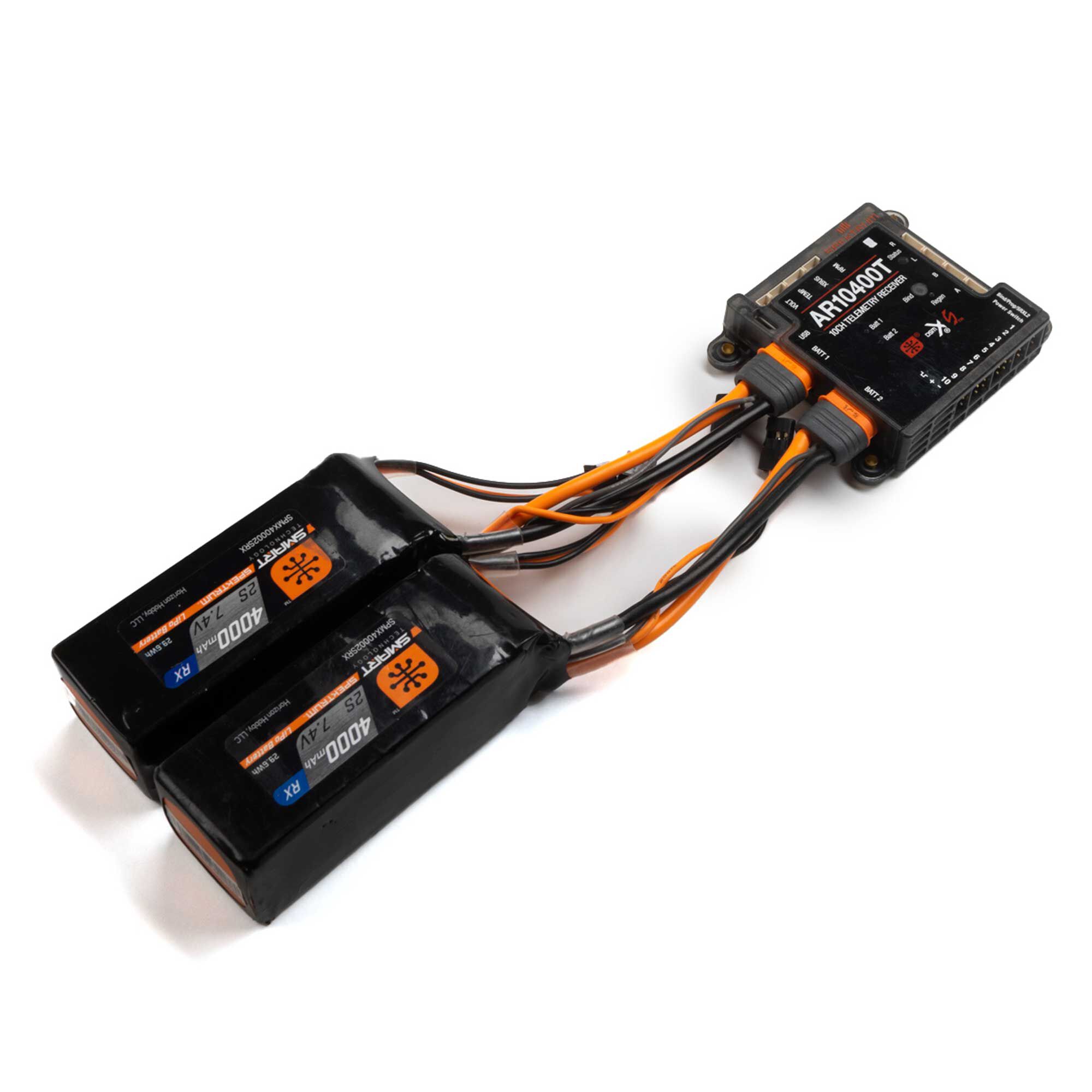 AR10400T 10-Channel PowerSafe Telemetry Receiver | Spektrum