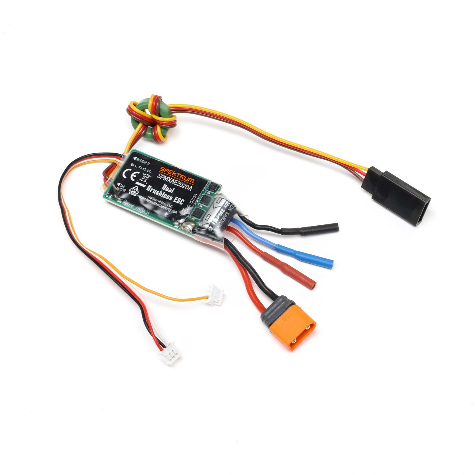 Spektrum Accessories Dual Brushless ESC: Revolution 155 CP