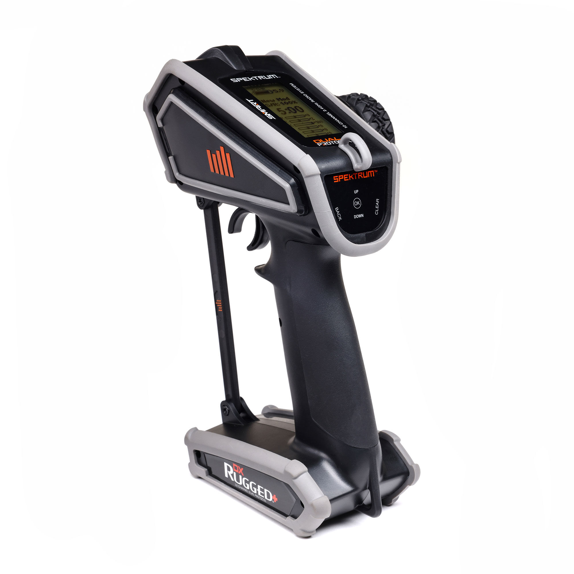 Spektrum DX Rugged+ 12-Channel DSMR+ Transmitter with SR615
