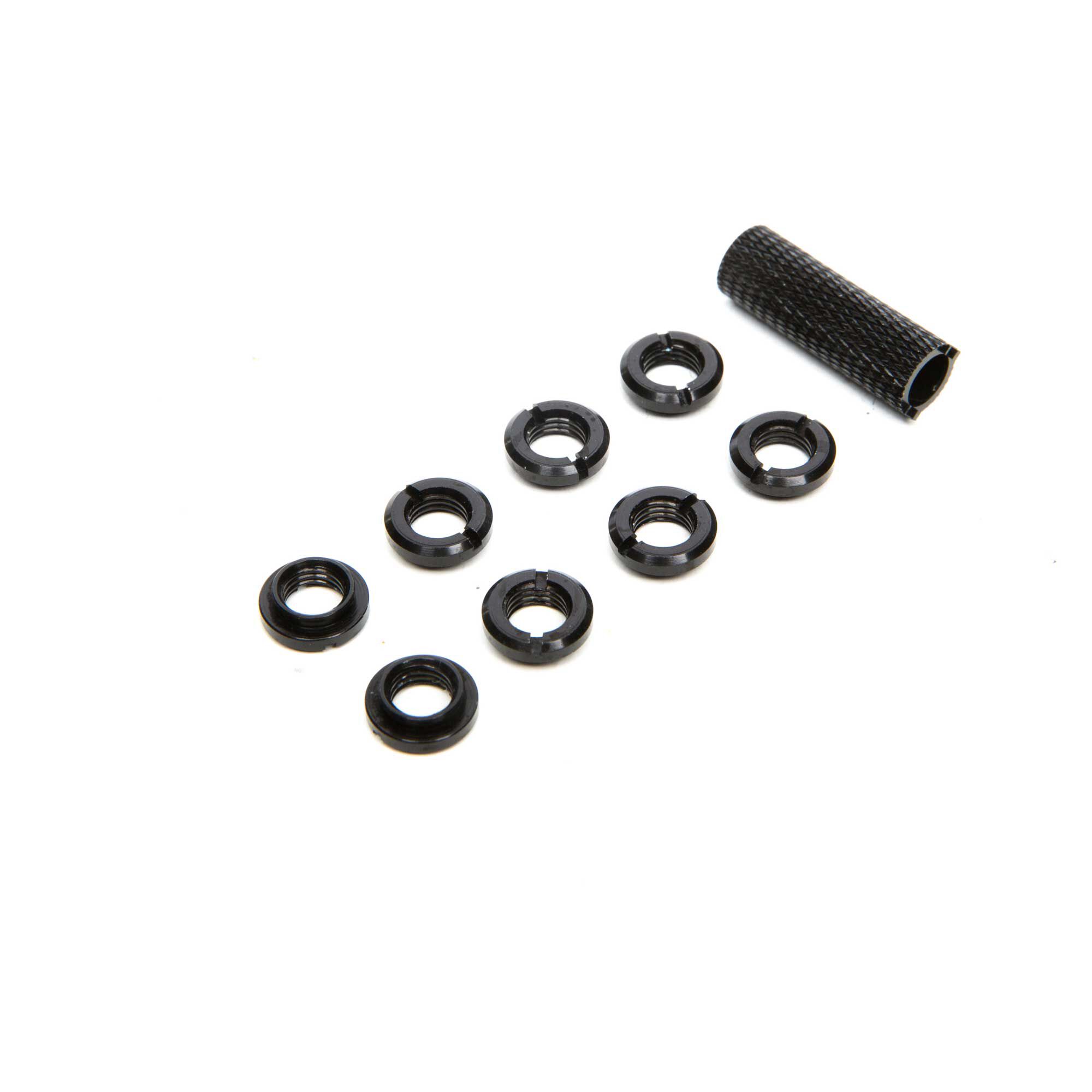 Spektrum Radio Black Switch Nuts (8) & Wrench | Spektrum