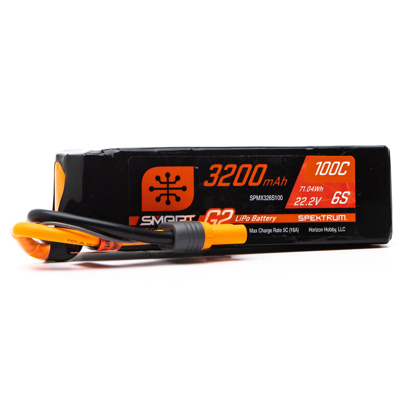 22.2V 3200mAh 6S 100C Smart G2 LiPo Battery: IC5