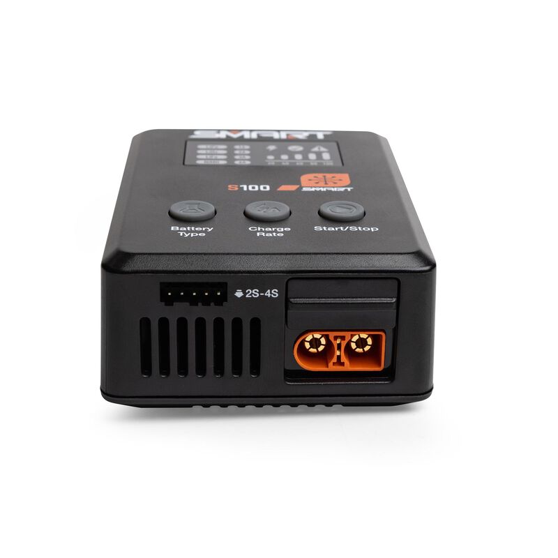 Spektrum Accessories Smart Powerstage Surface Bundle: 810mAh 2S 50C LiPo  Battery (IC2) / S100 Charger / 65W Power Supply / Adapter