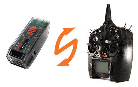 thumbnail image 2 of Spektrum AR410 4-Channel Sport Receiver – 2.4GHz Full Range, End Pin Design, SPMAR410 2 of 5