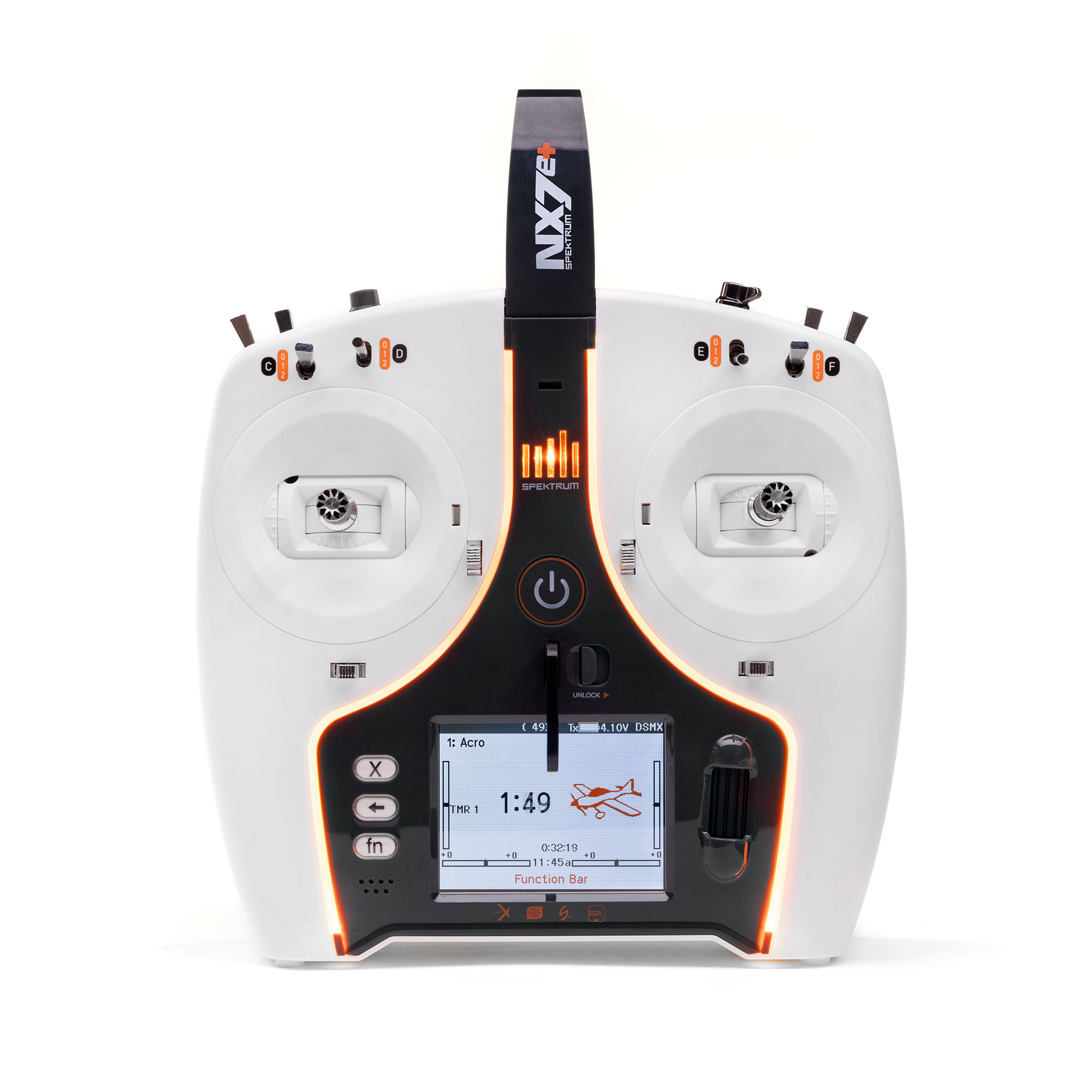 NX7e+ 14-Channel DSMX Transmitter Only | Spektrum