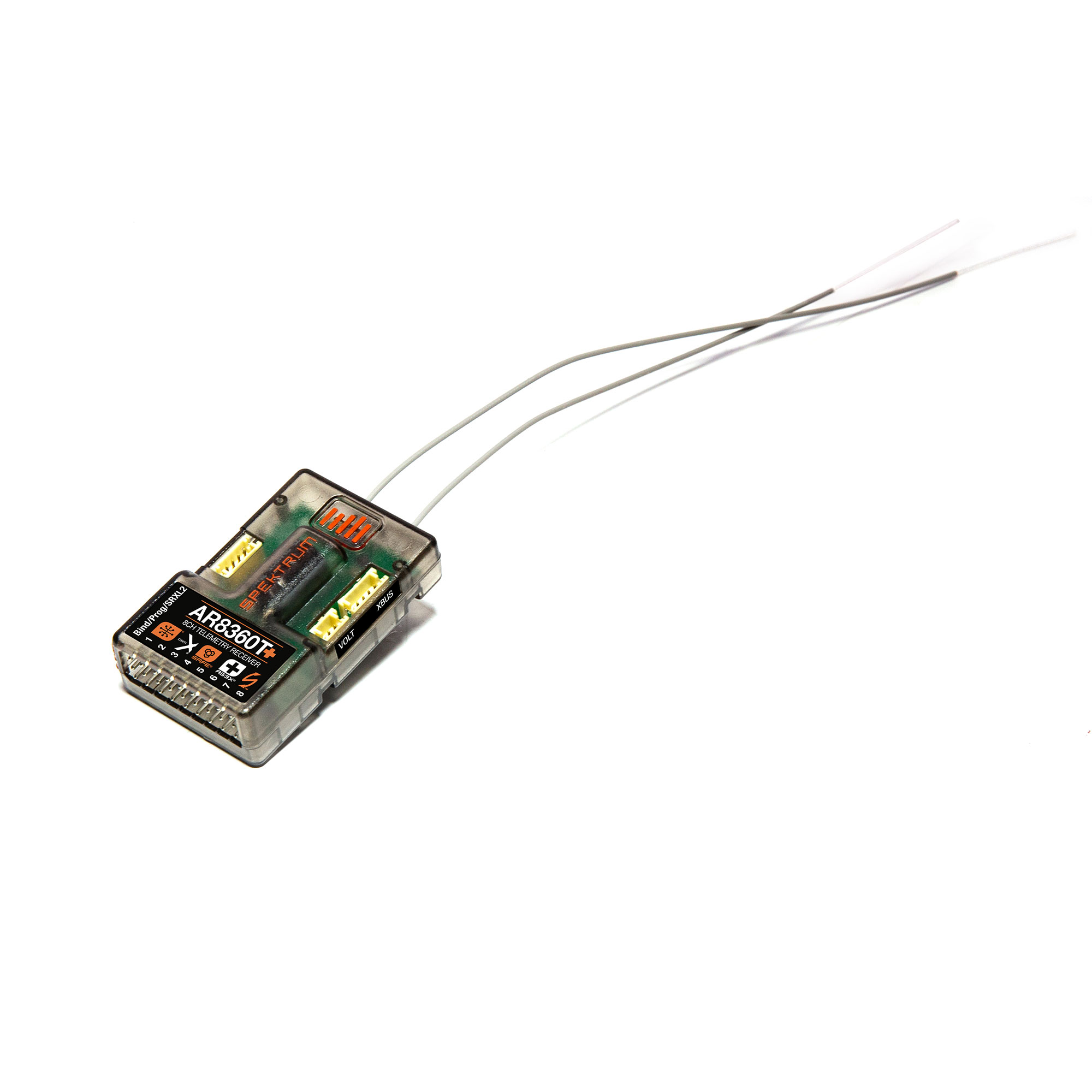 AR8360T+ DSMX 8-Channel AS3X+ & SAFE Telemetry Receiver | Spektrum