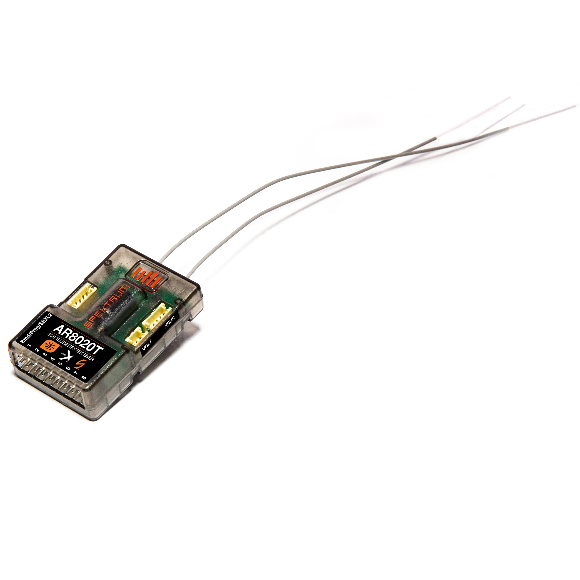 AR8020T DSMX 8-Channel Telemetry Receiver | Spektrum