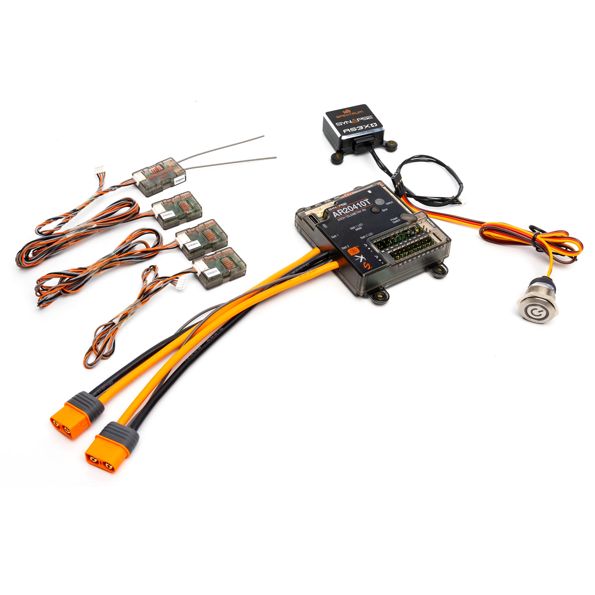 Spektrum AR20410T 20-Channel PowerSafe Receiver with Synapse AS3X+